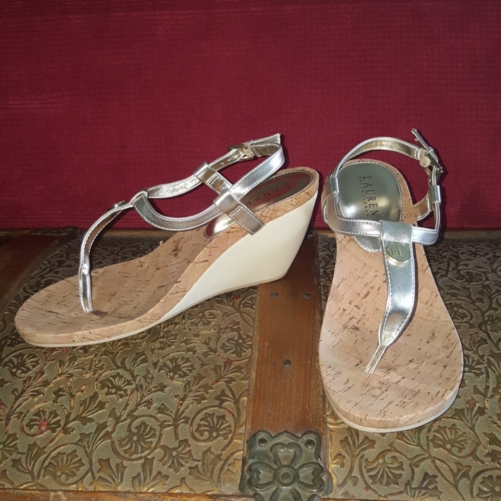 Lauren Ralph Lauren Women's "Reeta" Wedge Sandals